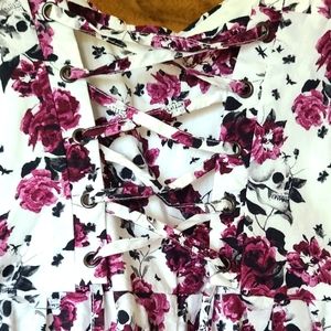 Hot Topic Skull and Flower Dress